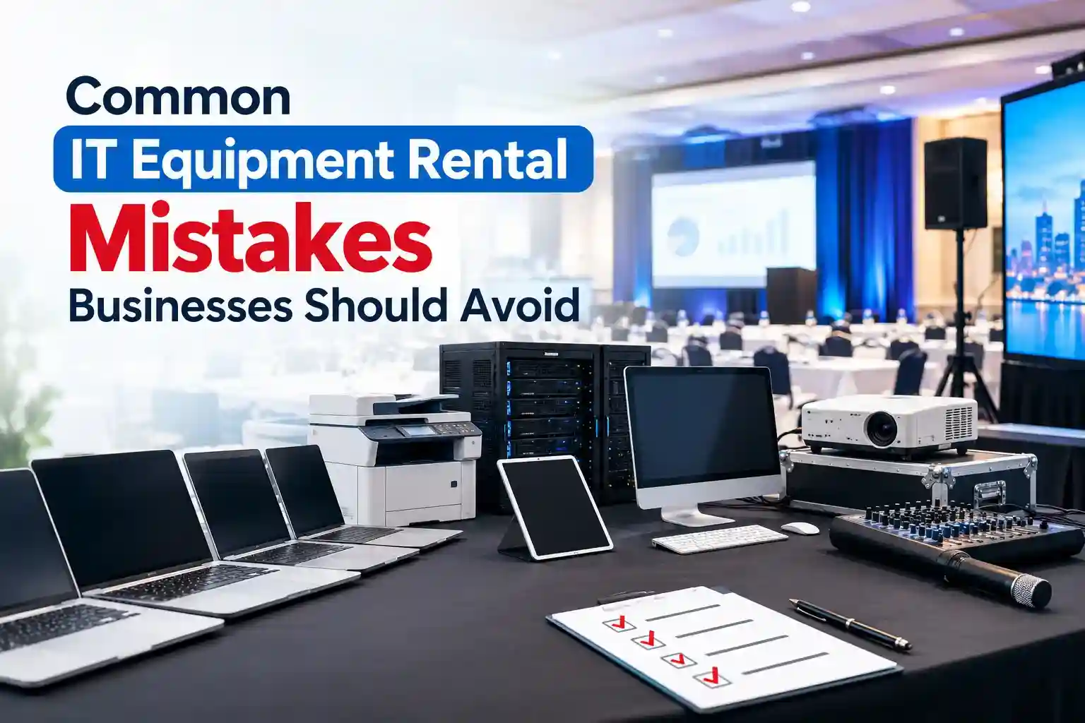 7 Common IT Equipment Rental Mistakes Businesses Should Avoid