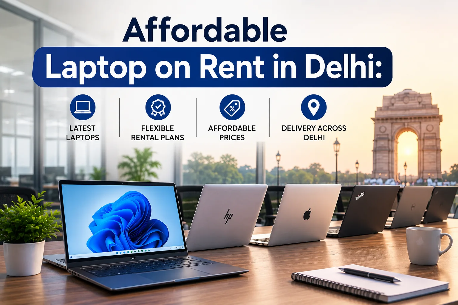 affordable laptopsm on rent in delhi