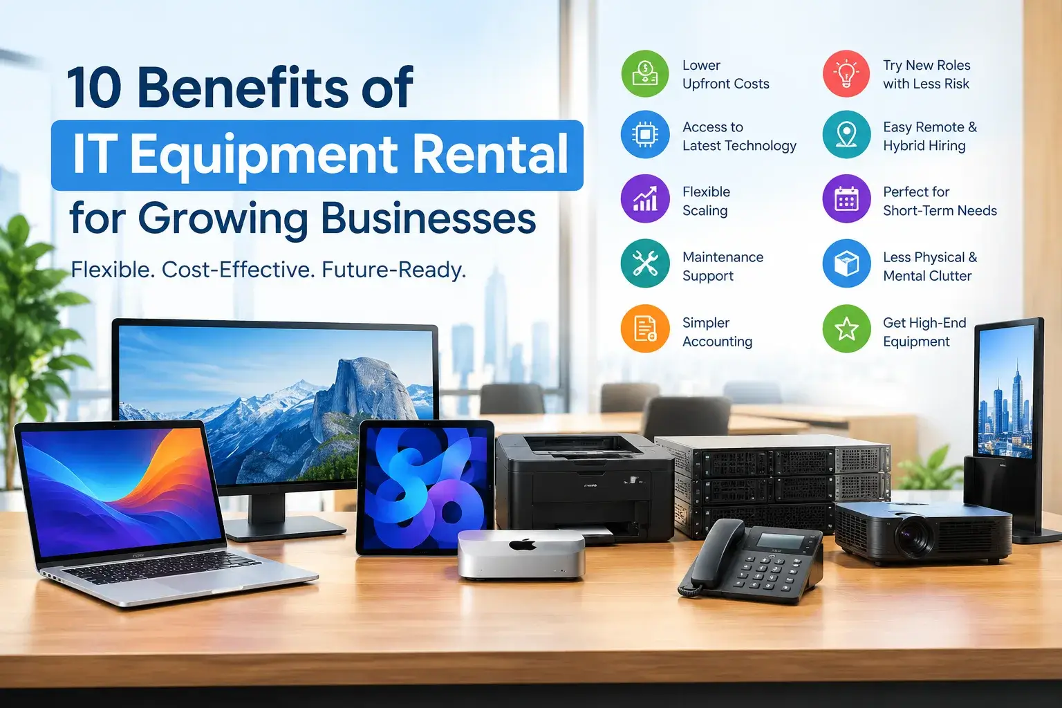 Benefits of IT Equipment Rental for Growing Businesses