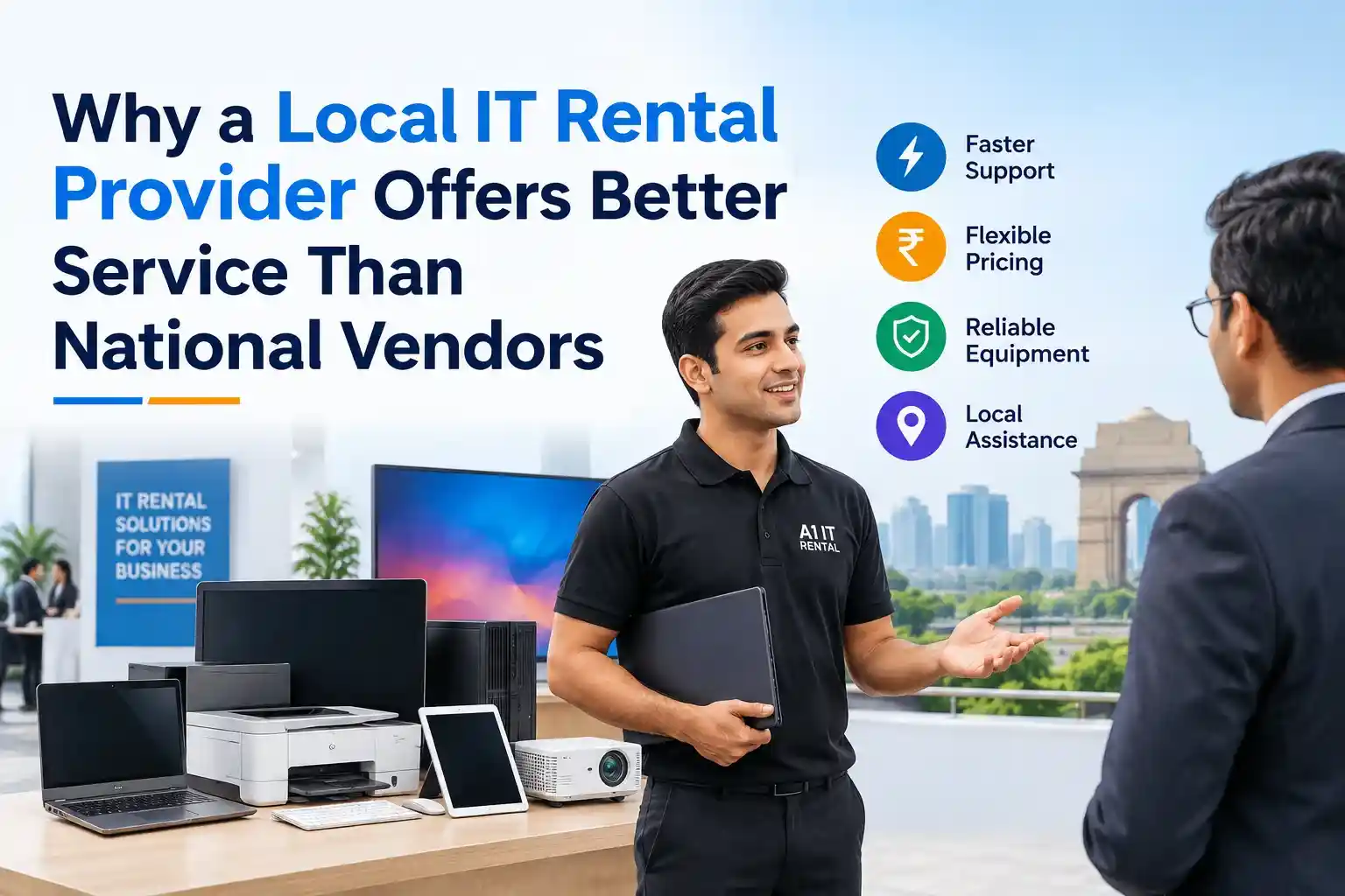 Why a Local IT Rental Provider Offers Better Service Than National Vendors